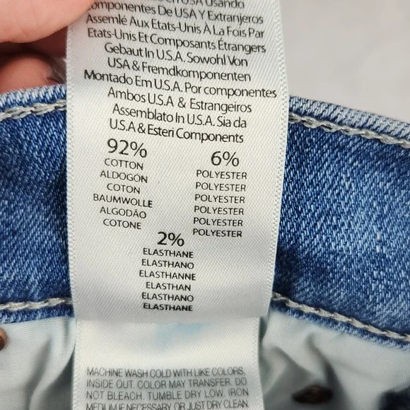 Mother Jeans Womens Size 25 Stunner Zip Ankle Step Fray Good Girls Do Blue Denim